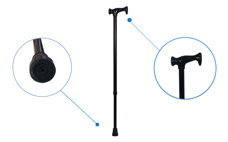 ergonomic grip straight handle cane
