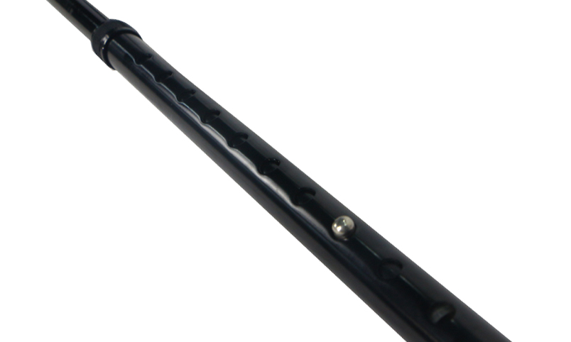 Aluminum straight handle cane