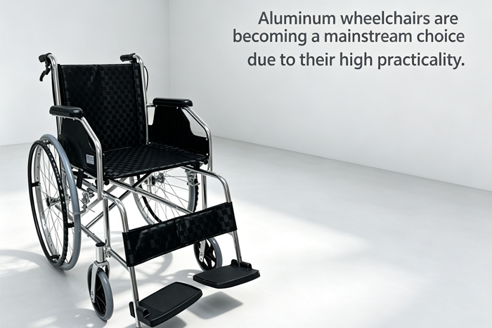 Aluminum wheelchairs are becoming a mainstream choice due to their high practicality.