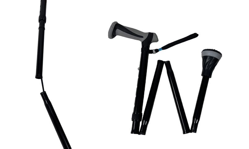 Aluminum folding cane for the elderly