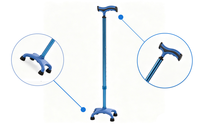 short base anti slip cane