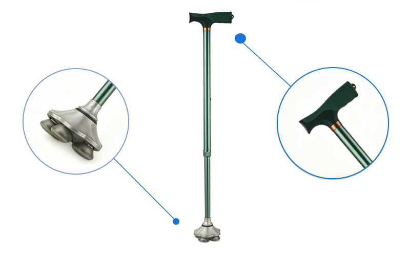 four-legged adjustable cane
