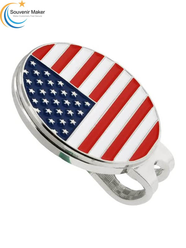 Clip per cappello dell'orgoglio americano