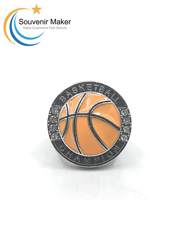 Gepersonaliseerde ring voor basketbalkampioenschappen