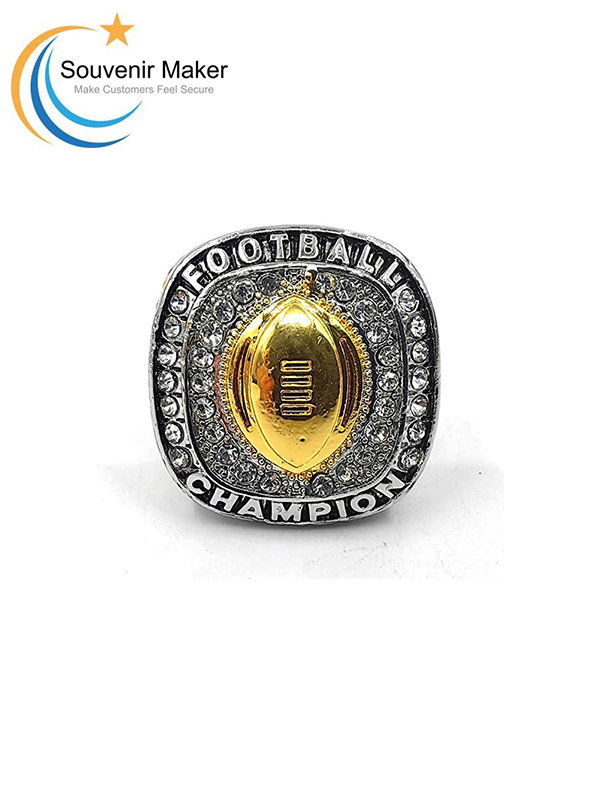 Personalized Football Champion Cup Ring