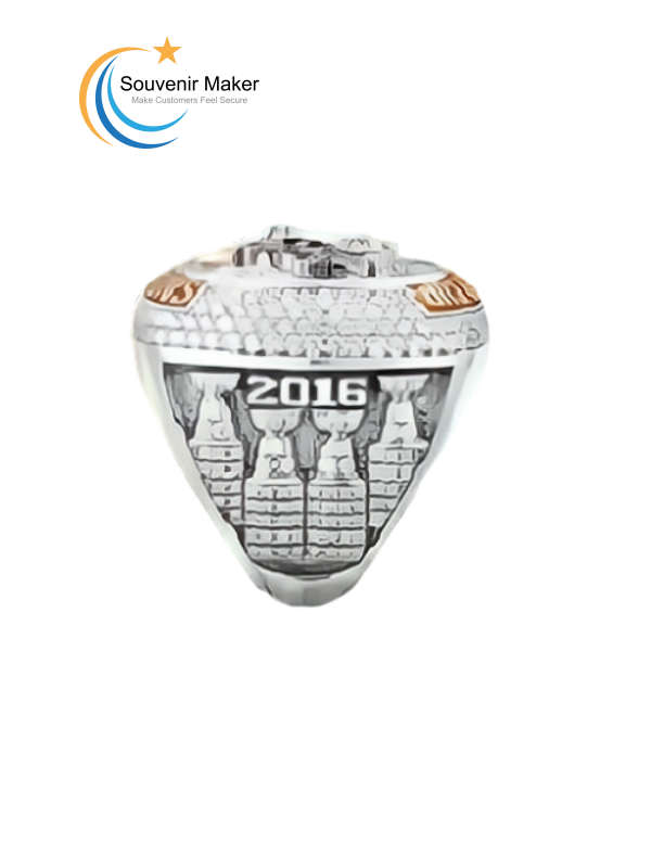 Пълен 3D шампионски пръстен със скъпоценни камъни