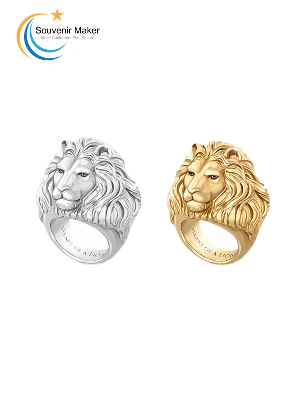 Champion Ring With 3D Strong Lion