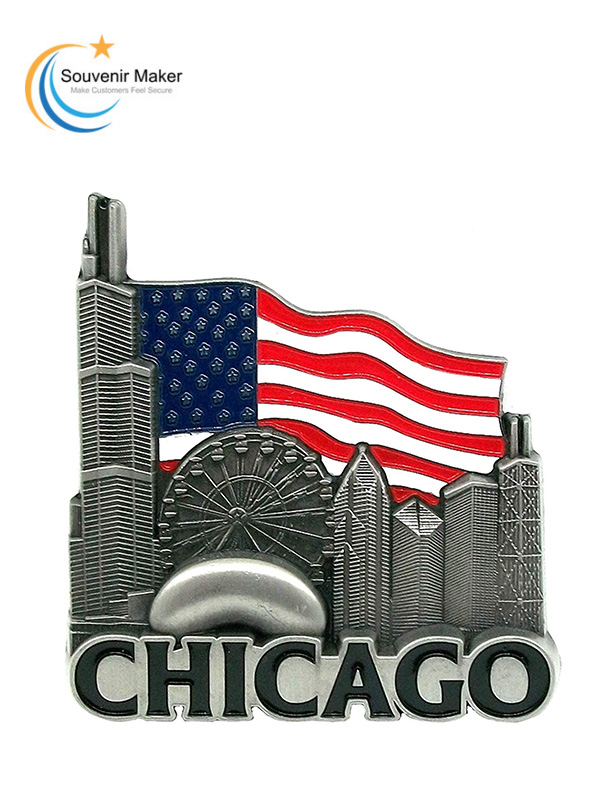 مغناطيس ثلاجة شيكاغو المخصص