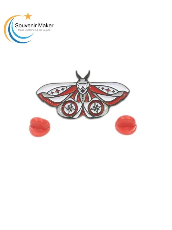 Pehme emailiga Butterfly Lapel Pin