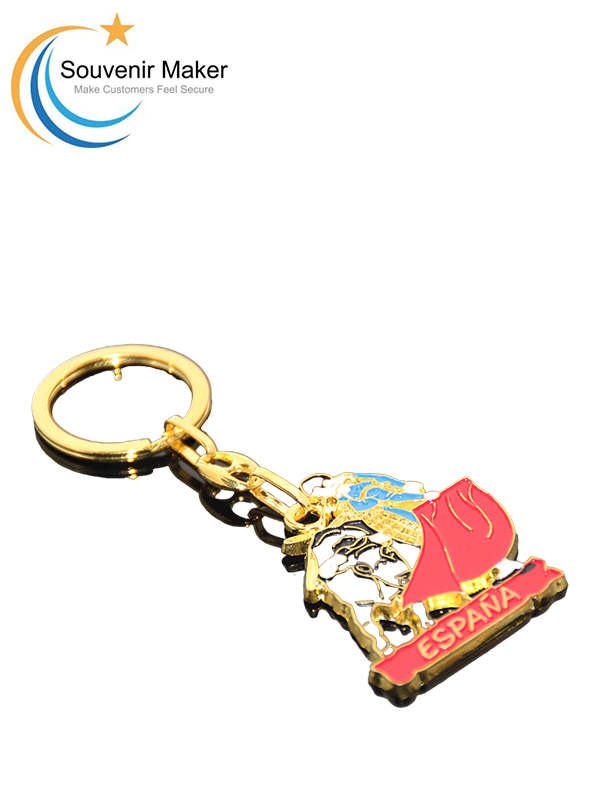 Hollow Out Soft Enamel Keychain
