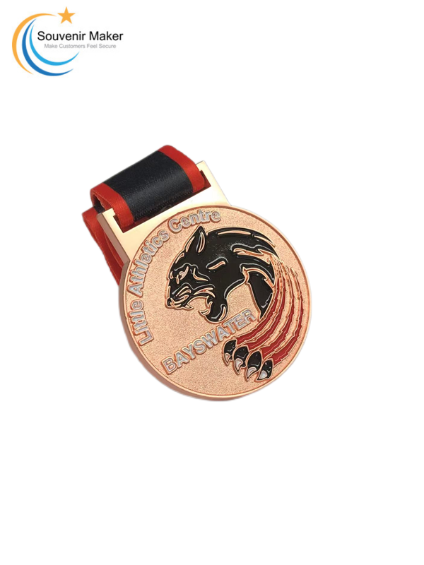 Bright Copper Black Panther Medal
