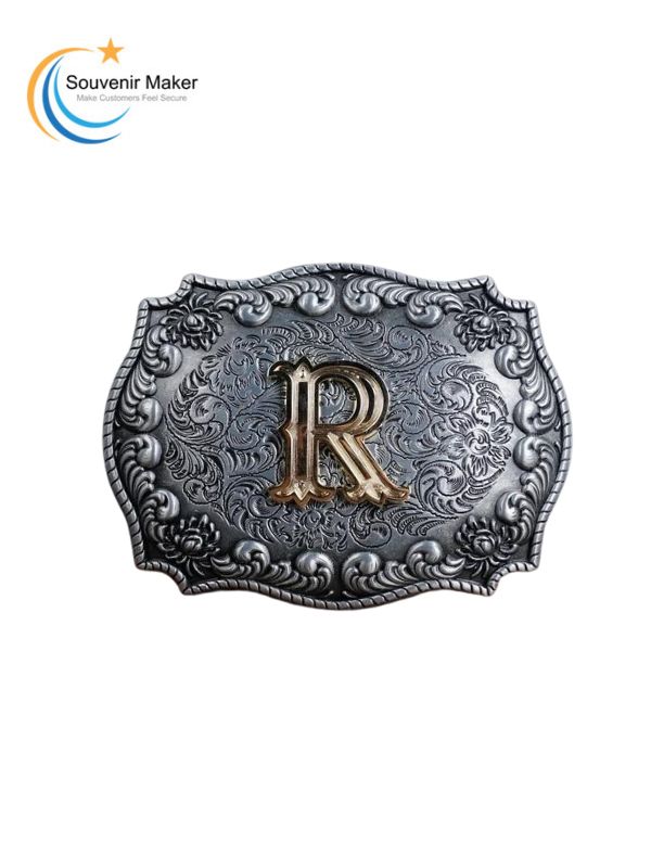 Two Tone Plating Belt Buckle