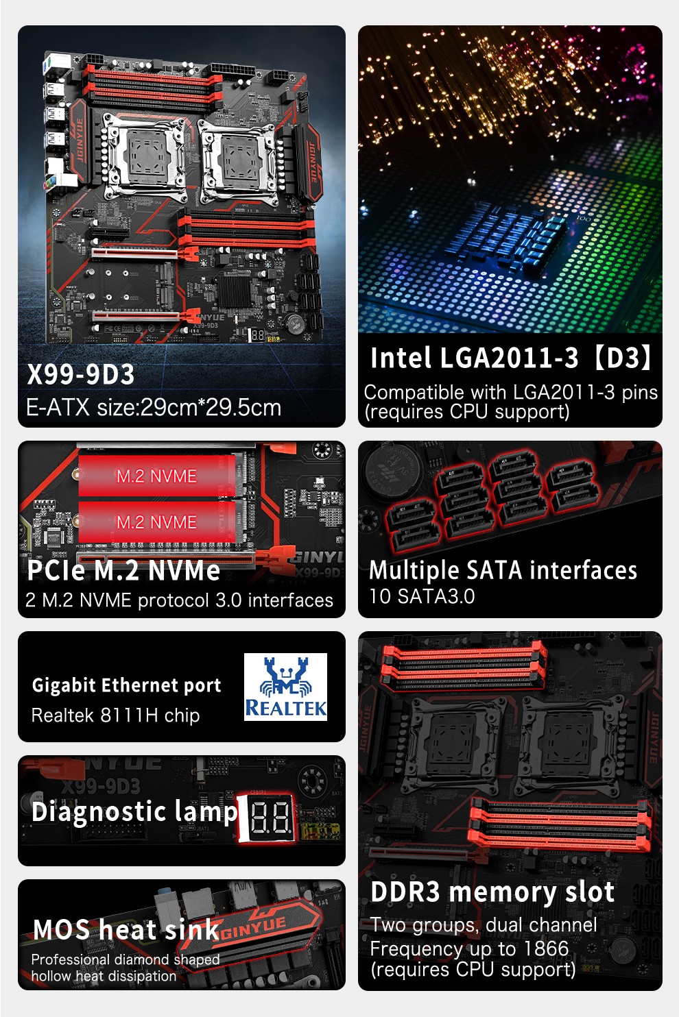 LGA2011V3 Motherboard