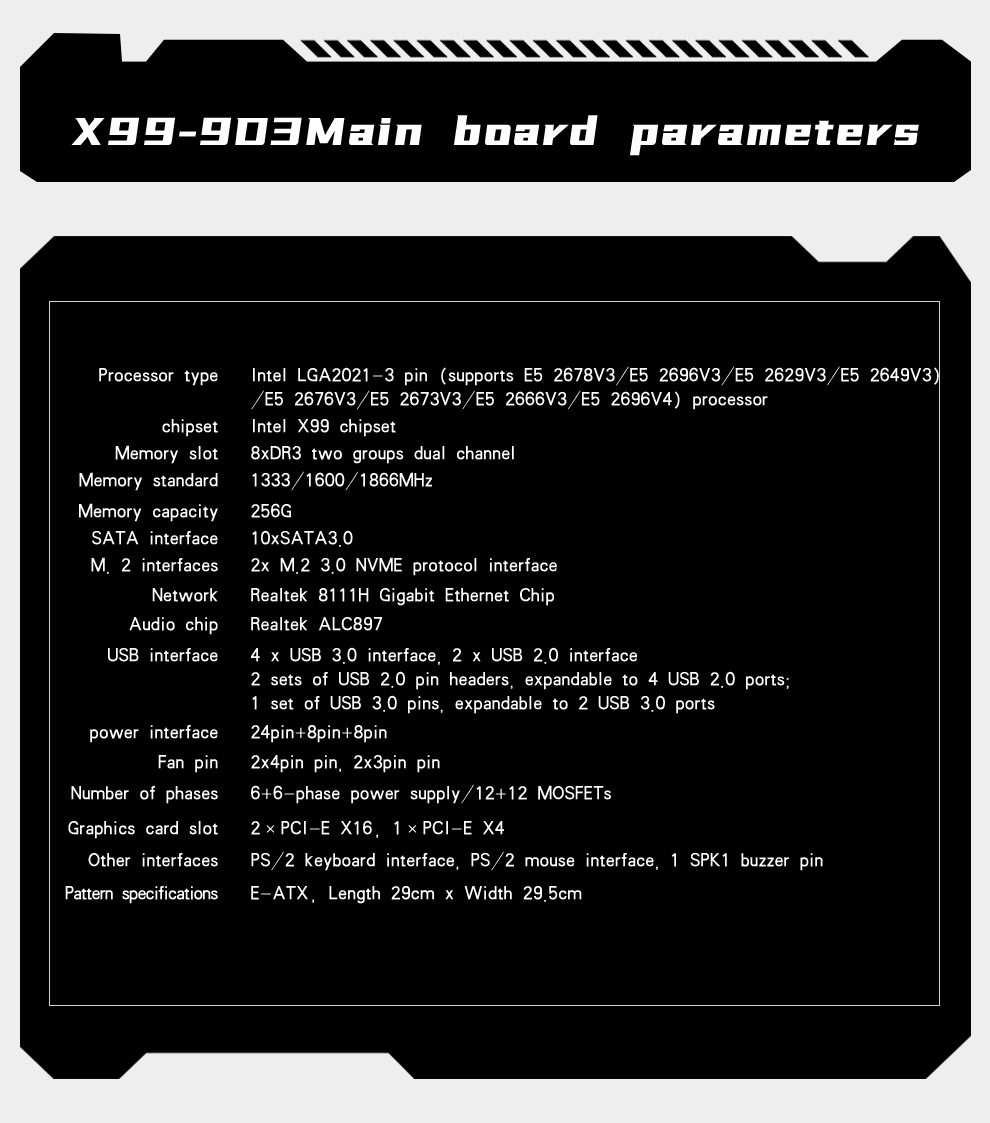 LGA2011V3 Motherboard