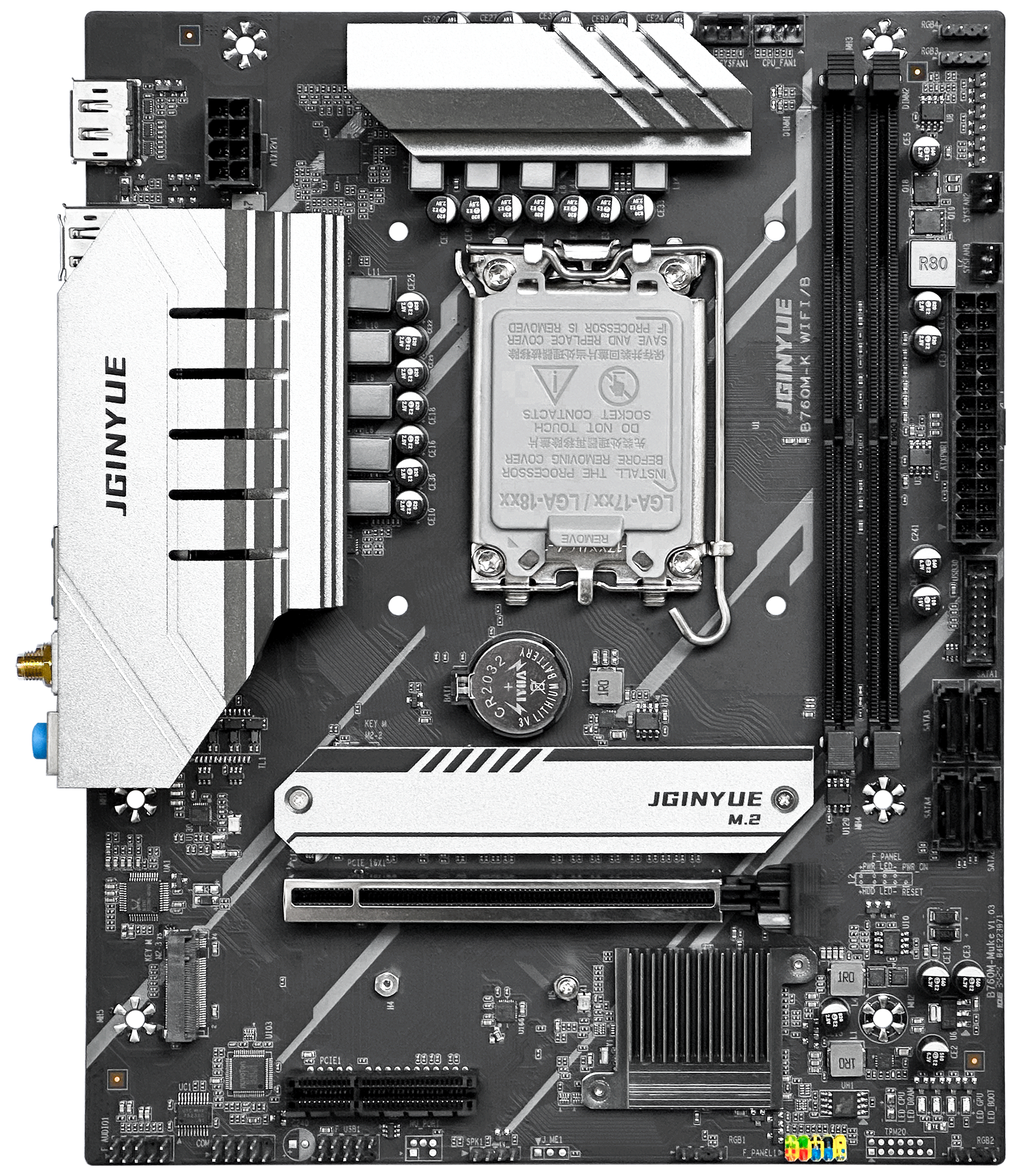 B760m DDR4 12th/13th/14th WIFI Motherboard