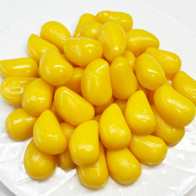 High-quality Peeling mango fudge juice candy mini mango shape jelly soft gummy candy