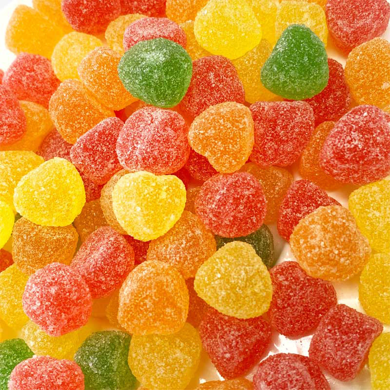 Sugar coated fruit gummy customized halal bulk sweets and gummy candy manufacturer