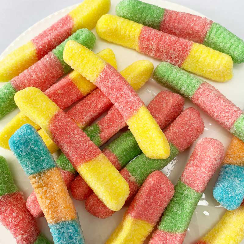 sugar coated gummy candy