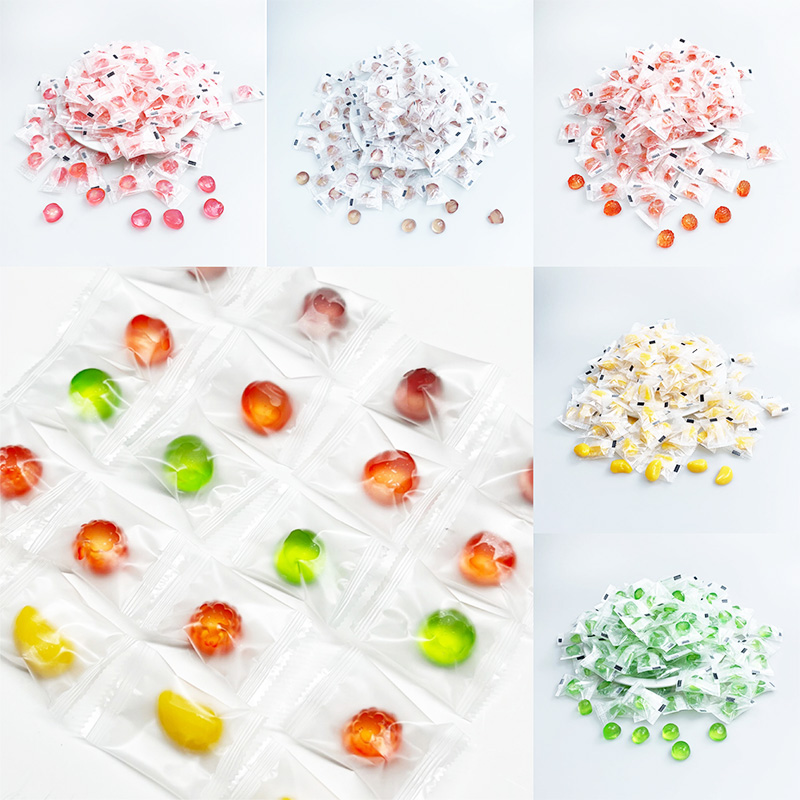 Wholesale high quality jelly gummy fruity gummy candy halal soft candy individually packaged