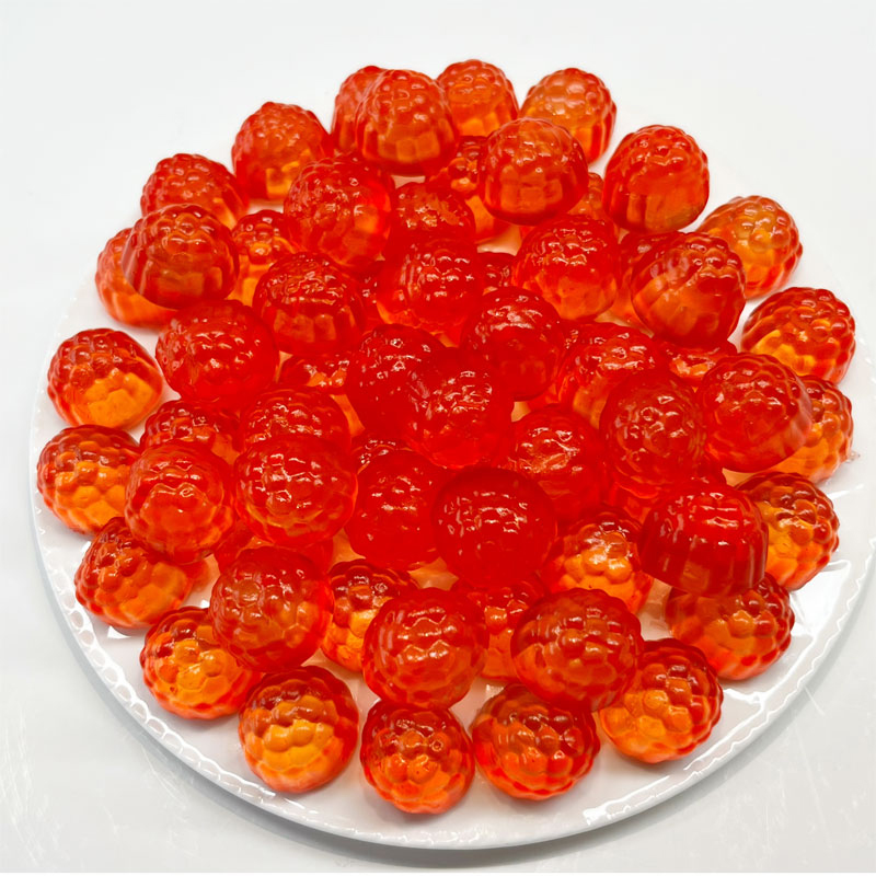 wholesale OEM Juice gummy candy halal snacks high quality fruity gummi