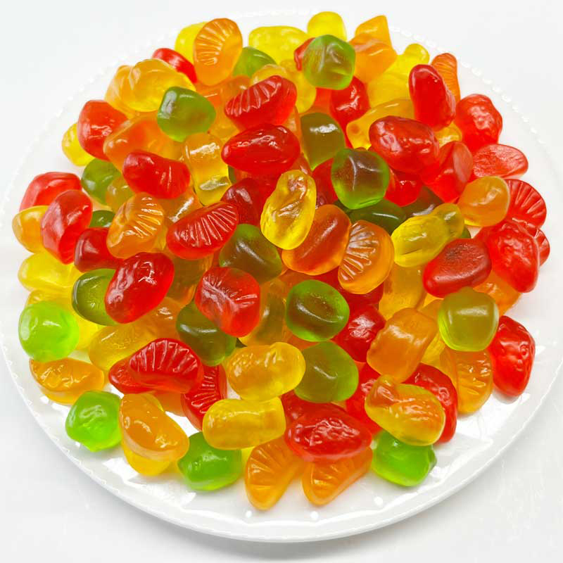 confectionery supplier wholesale custom happy candy snack fruity flavor soft candy