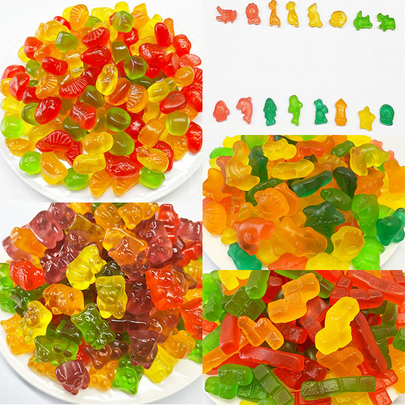 confectionery supplier wholesale custom happy candy snack fruity flavor soft candy