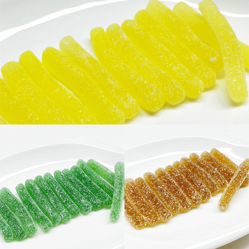 HALAL fast food series chip shaped french fries jelly gummy candy