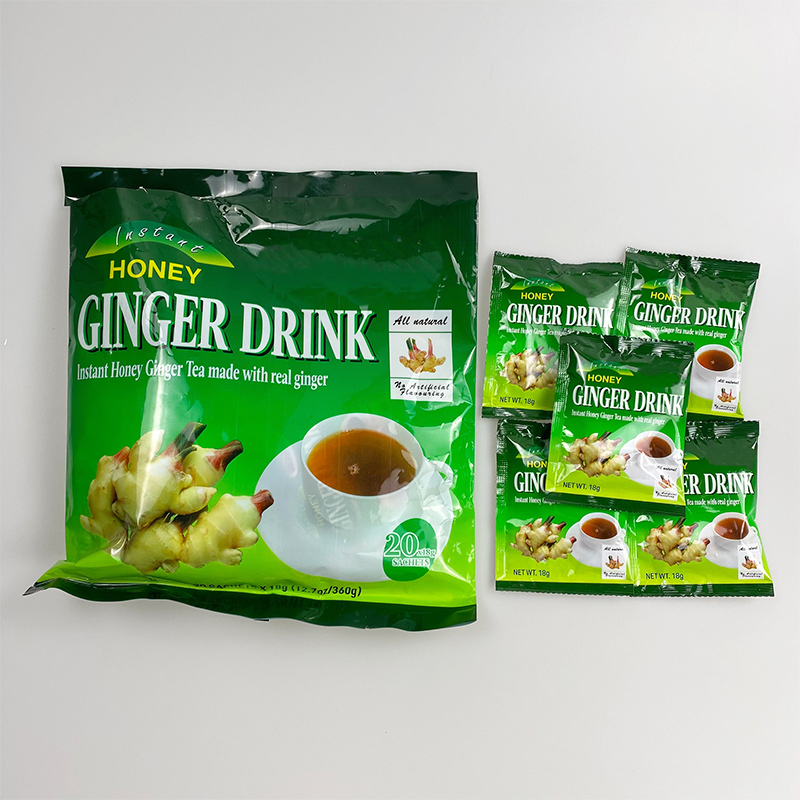 OEM Custom Food Grade Ginger Powder Sachet Juice Powder Product