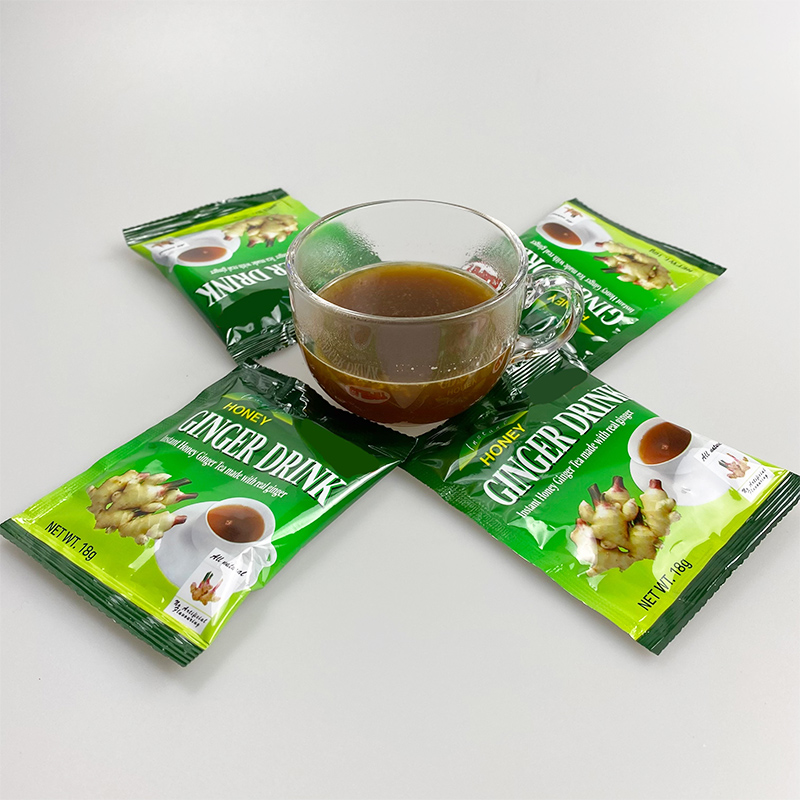 OEM Custom Food Grade Ginger Powder Sachet Juice Powder Product