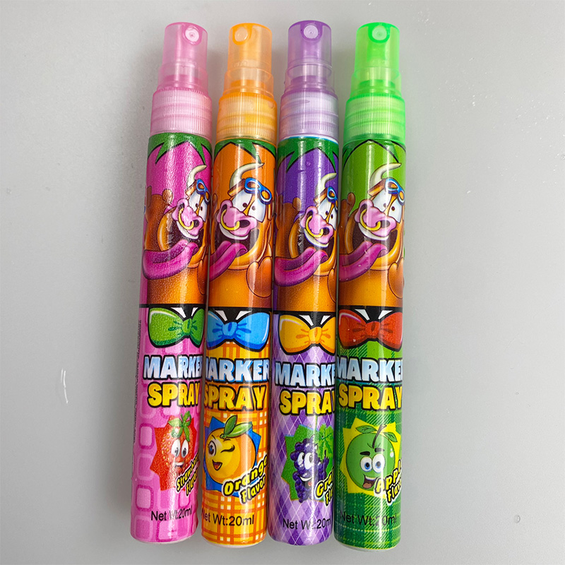 Hot Sell Pen Shape Mix Fruit Flavour Spray Candy Liquid Candy