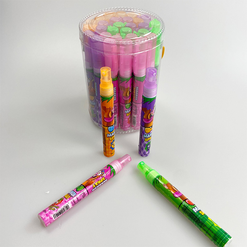 Hot Sell Pen Shape Mix Fruit Flavour Spray Candy Liquid Candy