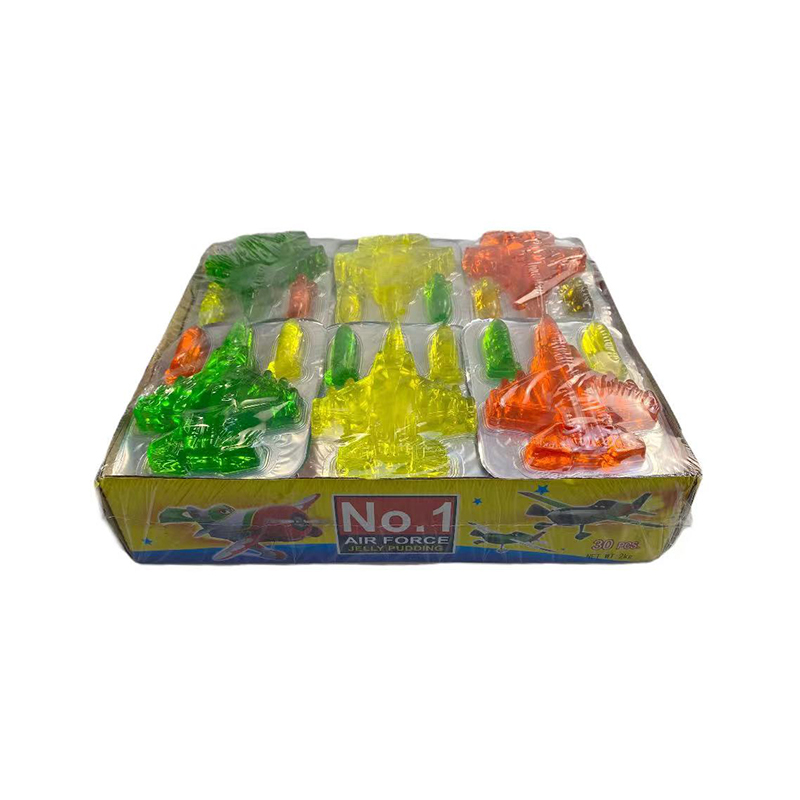 70g Fruit Flavour Plane Shape Jelly Pudding Fruit Air Force Jelly