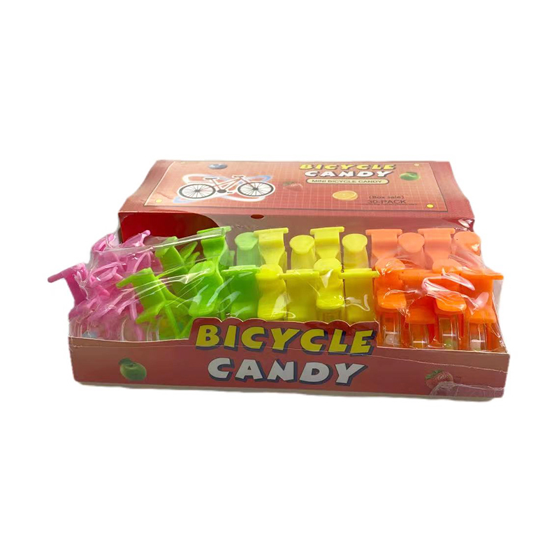 Factory Direct Sale Funny Mini Bicycle Toy Candy Toy With Fruity Hard Candy