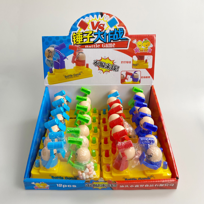 New Arrival Toy Candy With Plastic Kids Double Battle GameWith Candy For Kids Fun Playing Novelty Gift