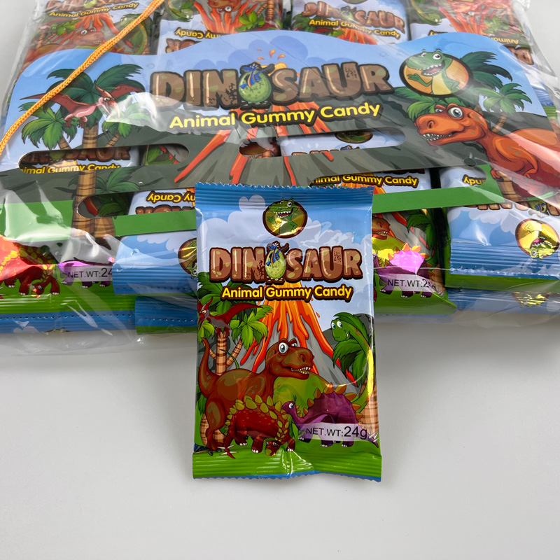 Cartoon animal series cute dinosaur shaped gummy candy chewing candy