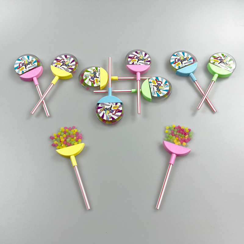 Lovely lollipop packed little star shaped colorful sweet hard candy