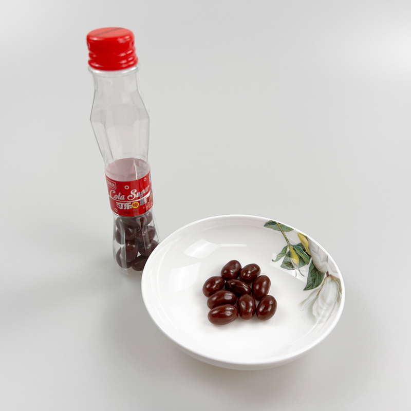 Soda bottle shaped with cola and sprite flavor tasty soft jelly beans