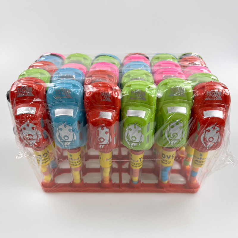 Kids favorite toy coupe car with multicolored fruity tablet candy toy candy