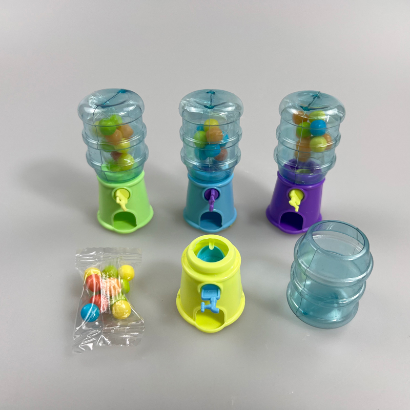 Funny Water Dispenser Shape Toy with Multicolored Fruits Flavor Hard Candy