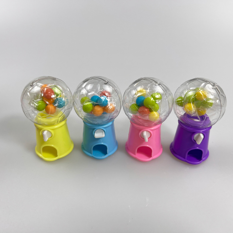 Funny Football Shape Toy Capsule Station with Multicolored Tasty Fruis Flavor Hard Candy