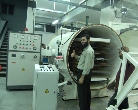 Secador de vacío de madera de alta frecuencia egipcio