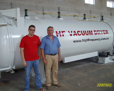 Rumanía Secador de vacío de madera por radiofrecuencia