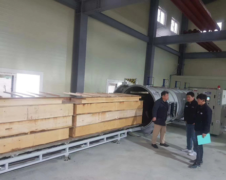 خشک کن چوب فرکانس رادیویی در کره