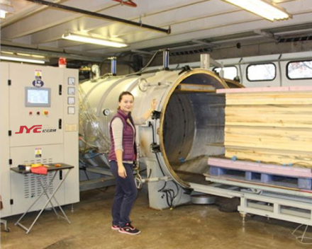 خشک کن چوب با فرکانس بالا در کانادا