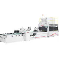 Placa de madeira HF totalmente automática que cola juntando a linha de produção