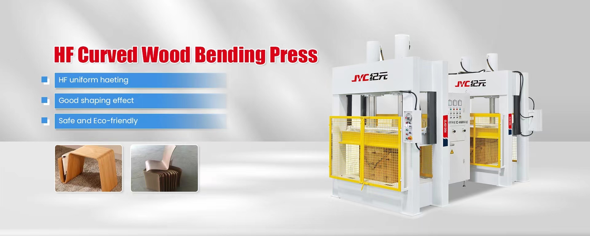 High Frequency Curved Wood Bending Press