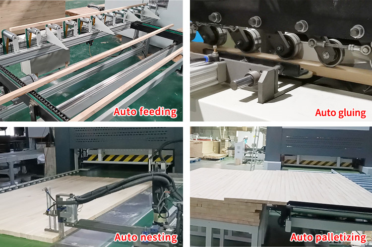 High frequency board jointing production line