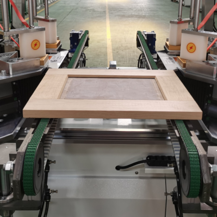 Automatic Discharging Wooden Frame Assembly Machine