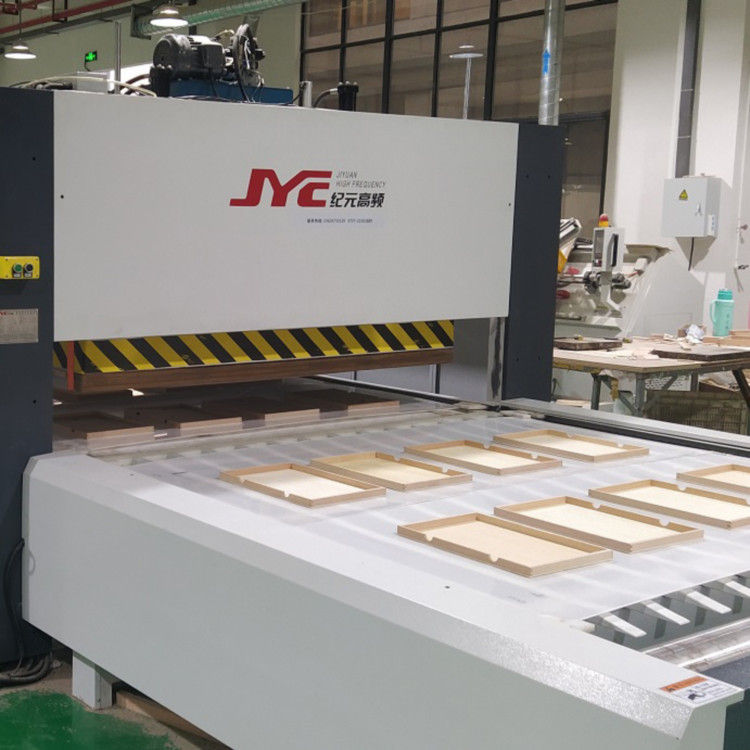 Double Station High Frequency Laminating Wood Panel Machine