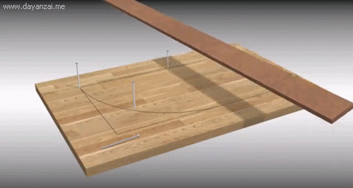 RF bending plywood machine